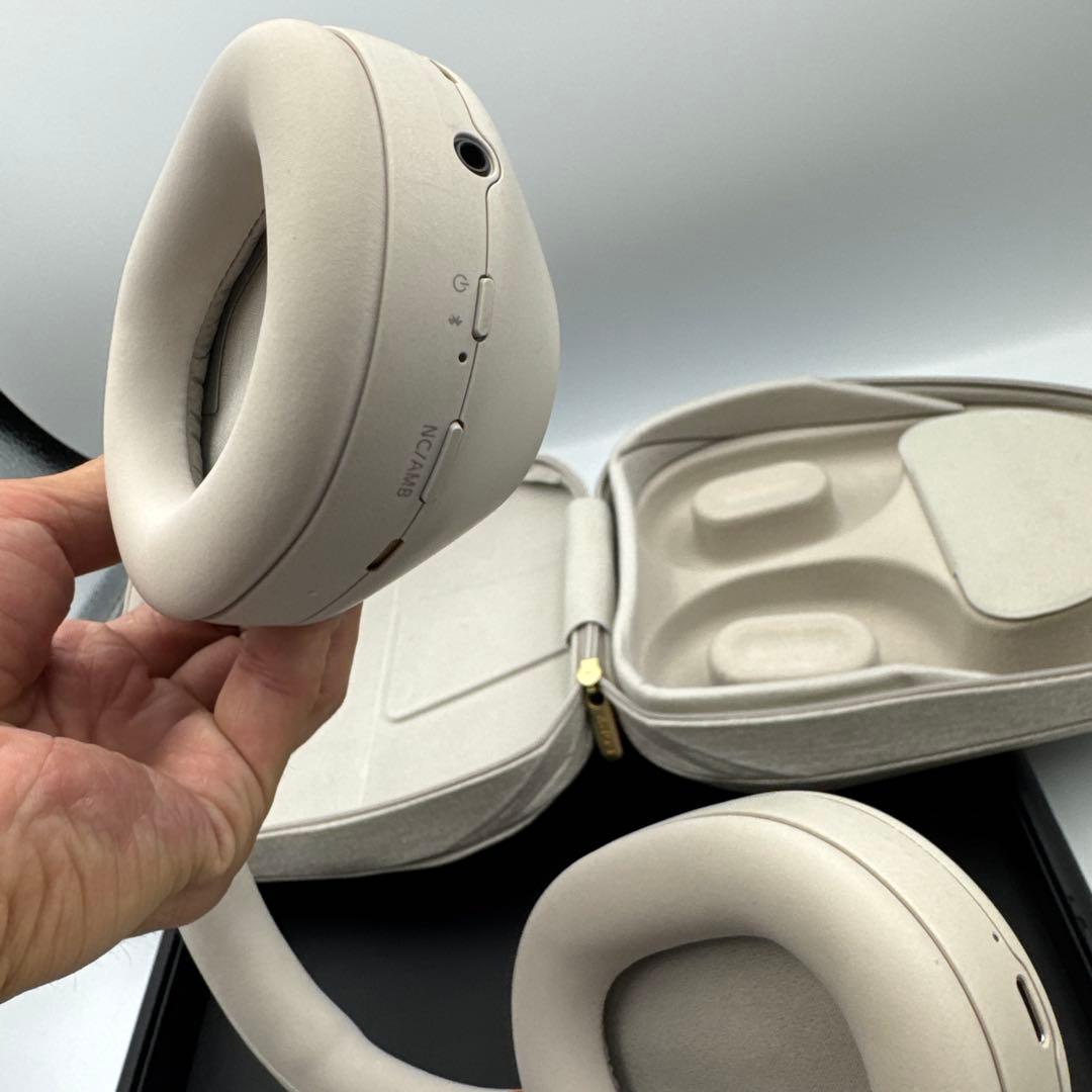 SONY ワイヤレスヘッドホン グレー ケース付き