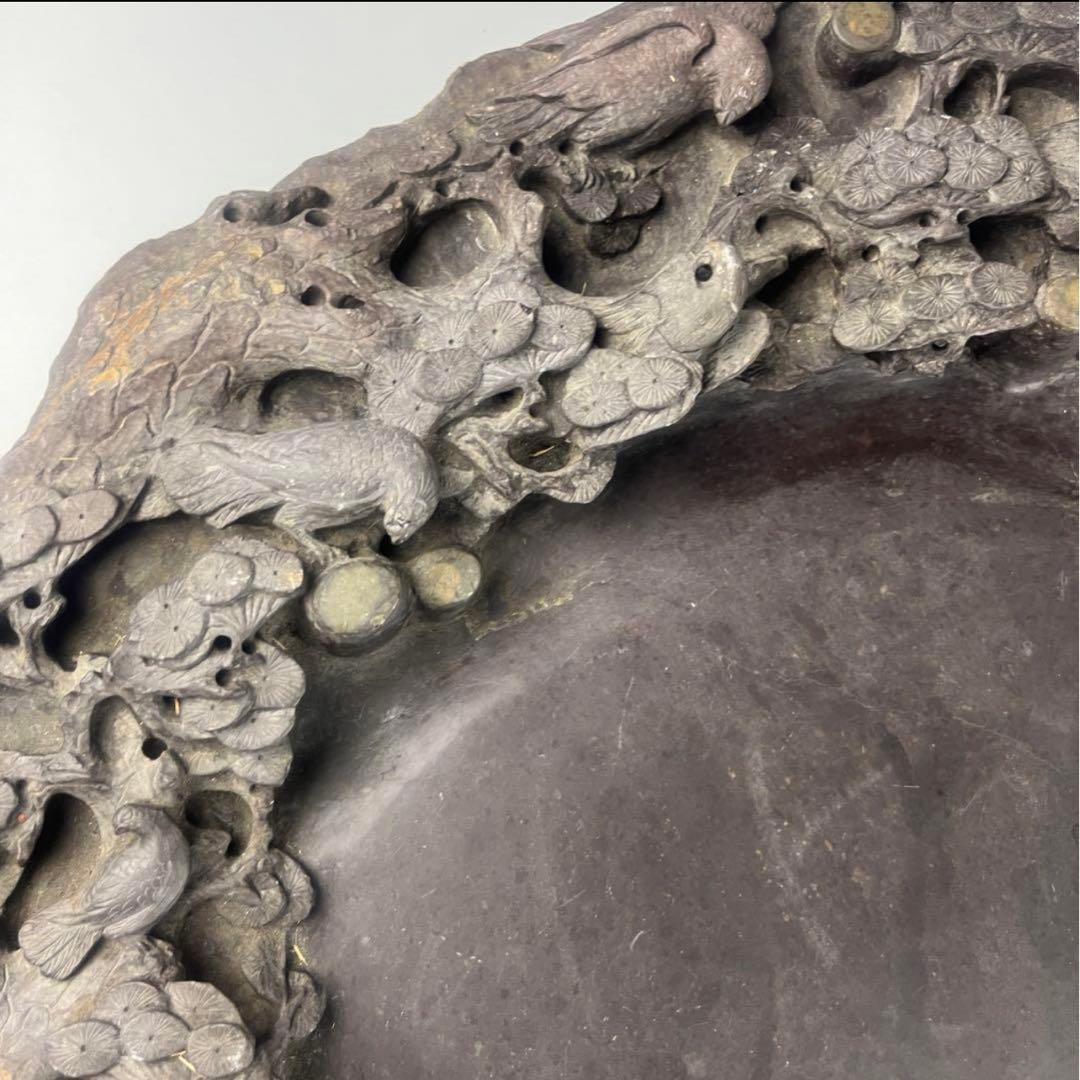 中国 硯 古美術 大型 約11.5kg 文房具 墨硯 書道具 石硯 y609