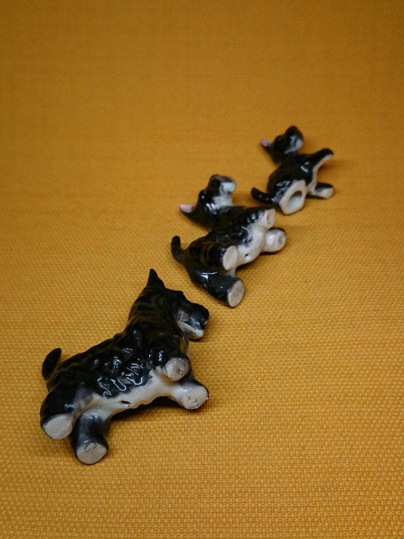 【美品】スコティッシュテリア　陶器　置物　インテリア　工芸品　美術品　A2622