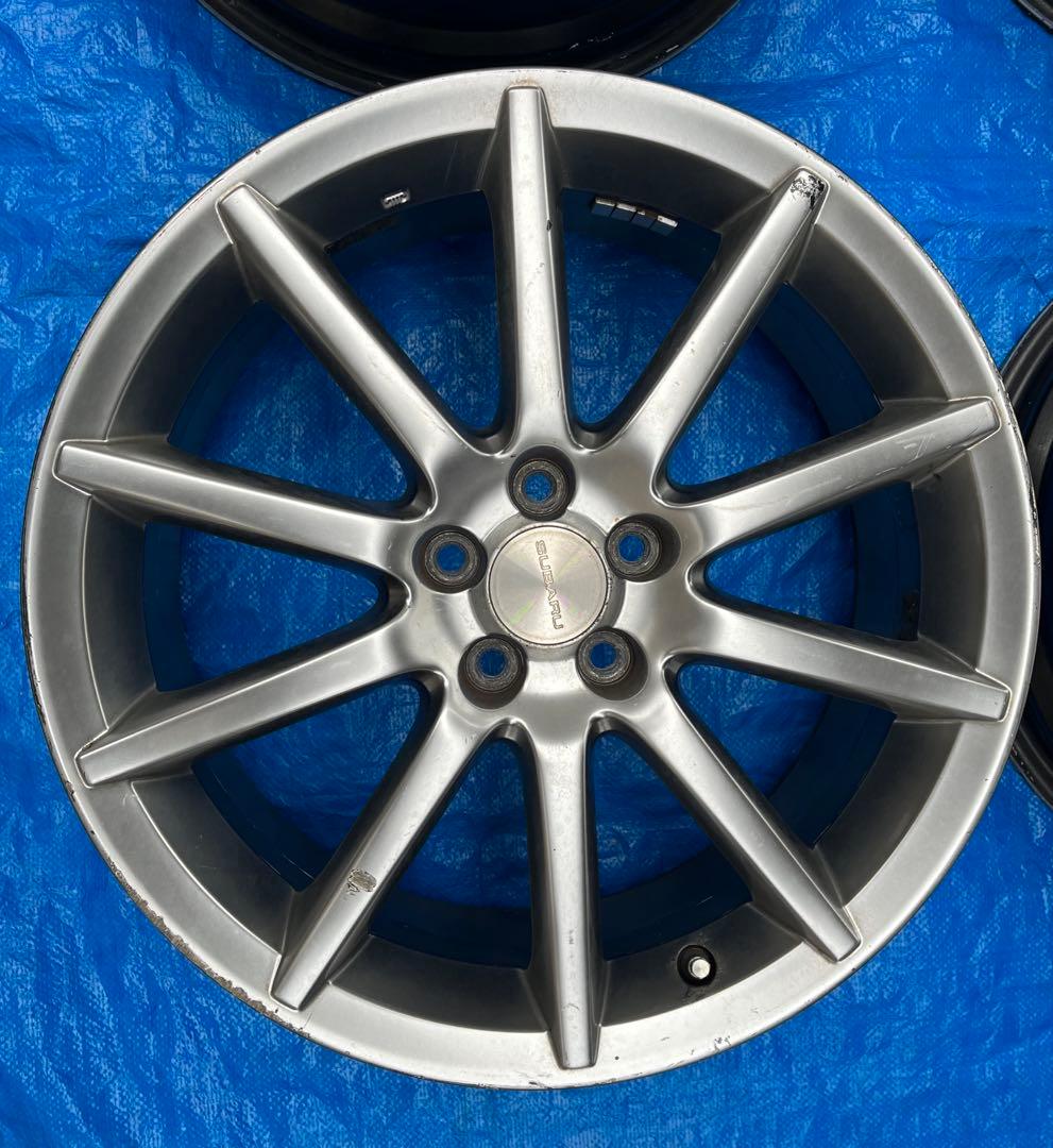 スバル純正　18インチアルミホイール　PCD100