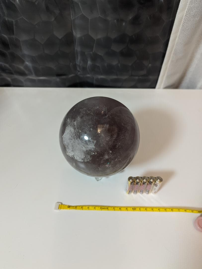 【1点モノ★】【大玉】アメジスト 天然石 丸玉 球体 スフィア