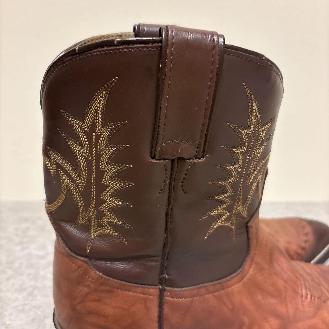 希少 Tony Lama ウエスタンブーツ 刺繍 リザードトゥ Y2K 25EE