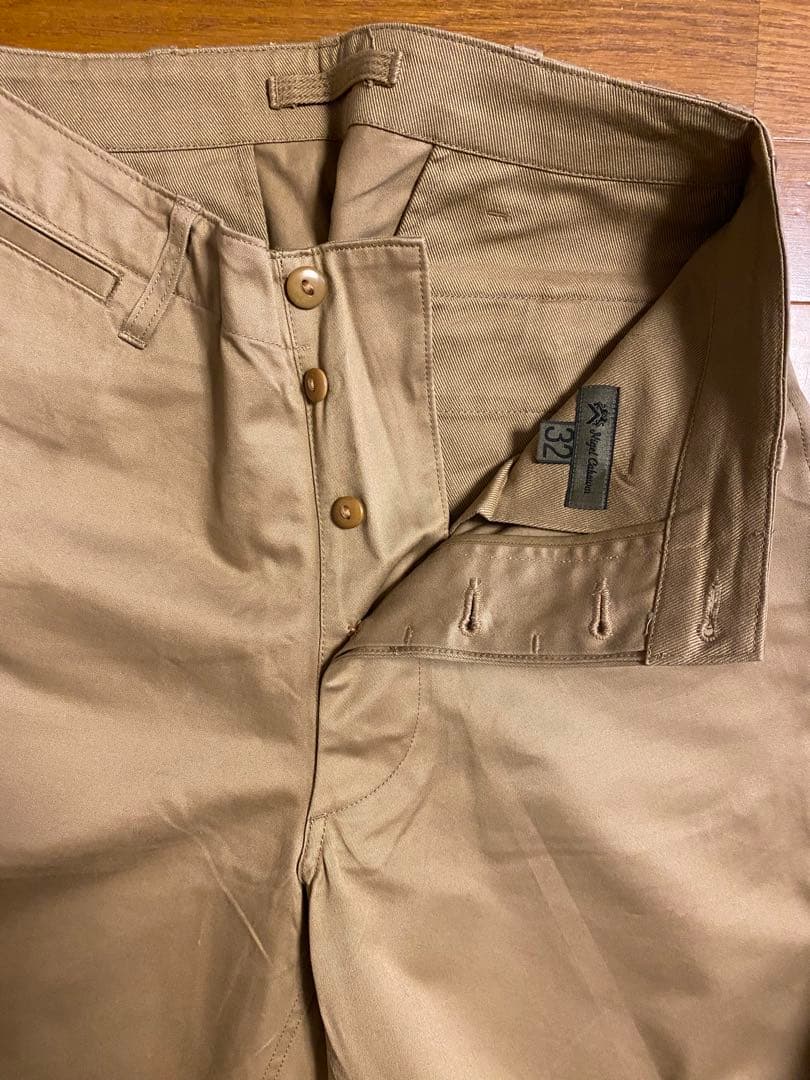 ナイジェルケーボン ベーシック チノ パンツ クラシック　ベージュ　32インチ