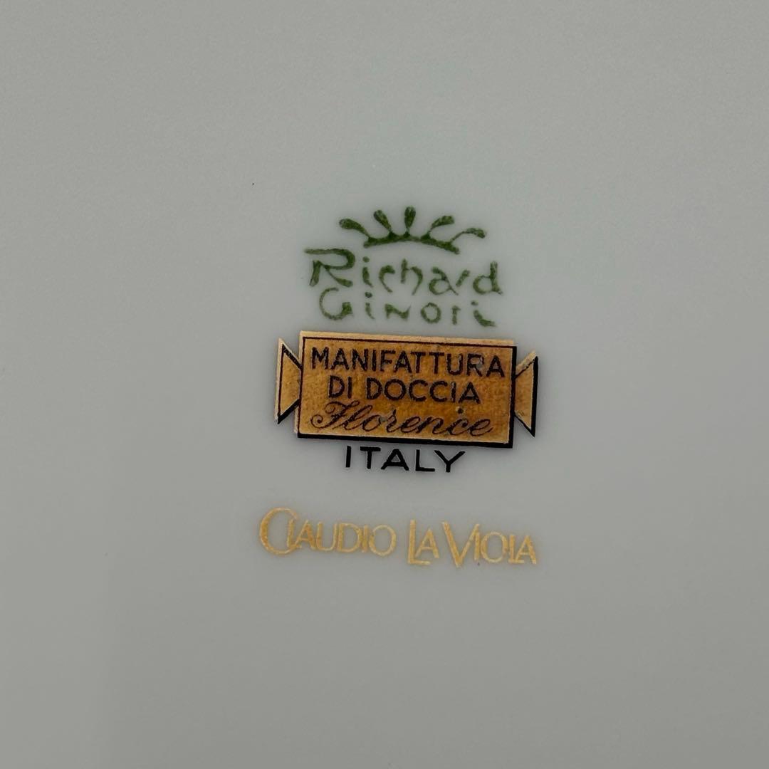 リチャードジノリ アマデウス グリーン プレート 26cm