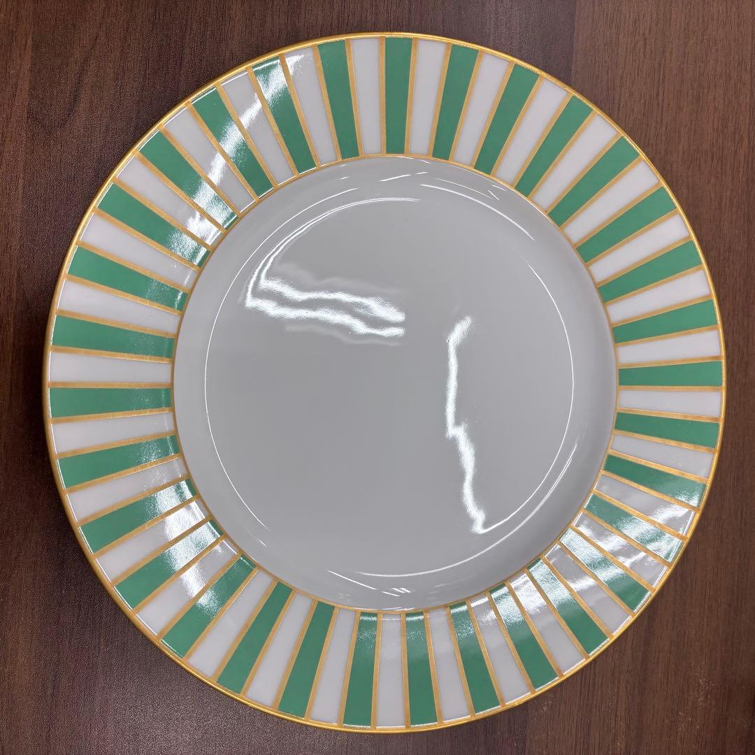 リチャードジノリ アマデウス グリーン プレート 26cm