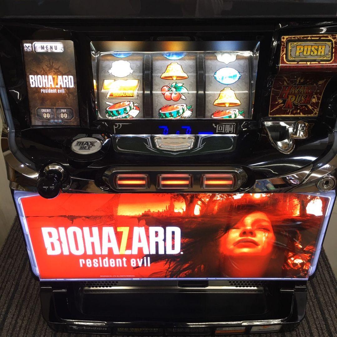 パチスロ実機　バイオハザード7 レジデント イービル　不要機付　送料無料