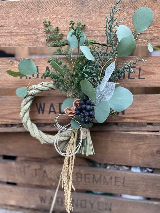 【受注生産】クリスマススワッグ　しめ縄　お正月飾り