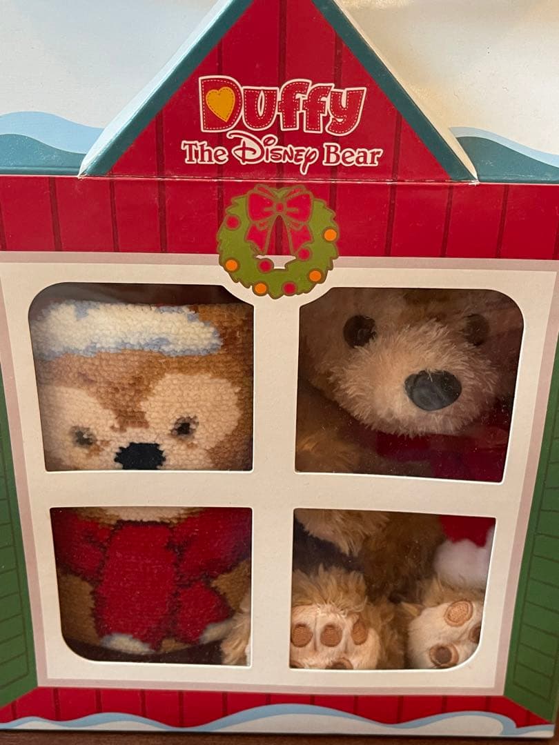 新品❣️ダッフィー ミニぬいぐるみ＆タオルセット ハーバーサイド・クリスマス⭐️