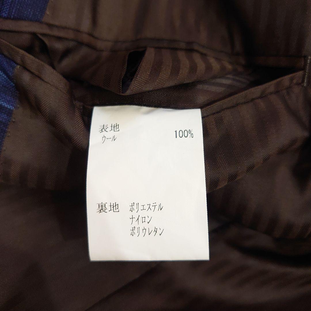 【未使用】 カノニコ スリーピース スーツ スタイルオーダー 青 紺