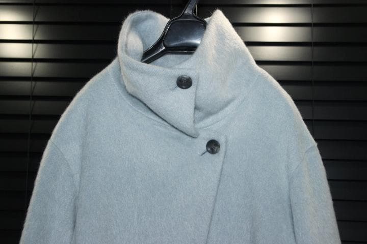 FRAY I.D フレイアイディー 羊毛 モヘヤシャギー ハーフコート