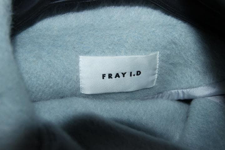FRAY I.D フレイアイディー 羊毛 モヘヤシャギー ハーフコート