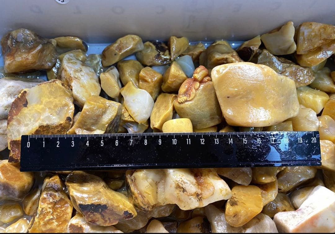 200個　田黄石皮付原石　篆刻　印材　印石　彫刻落款　遊印書道
