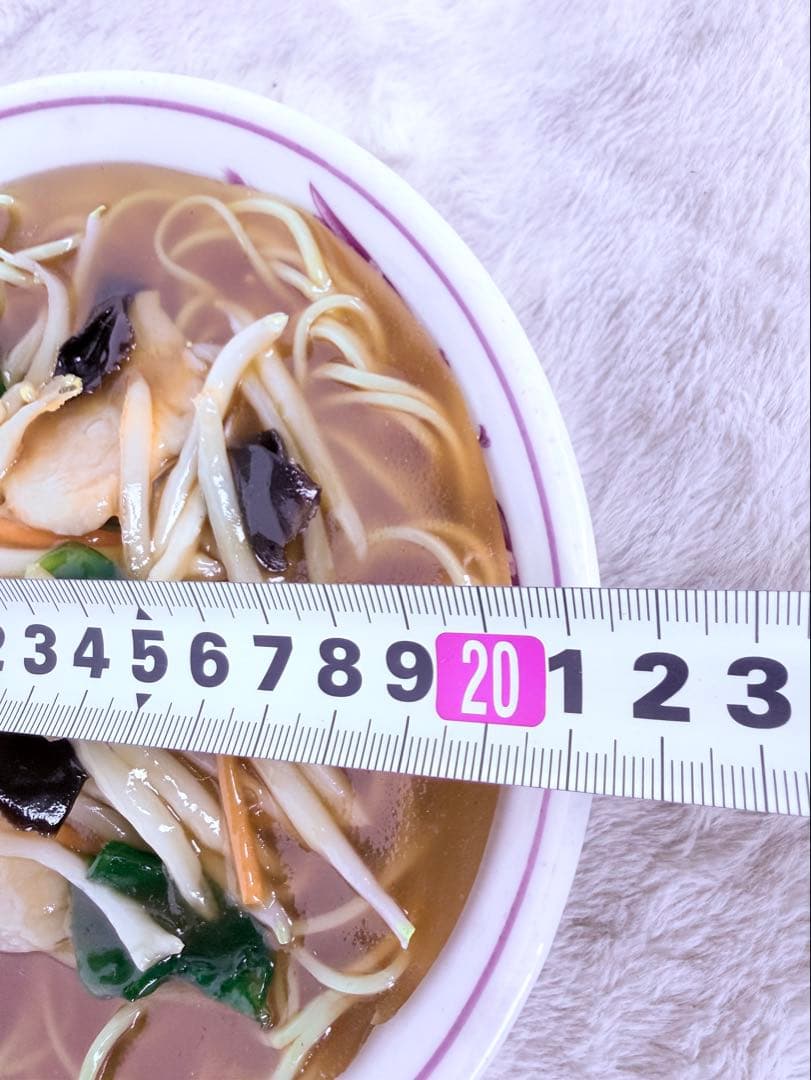 昭和レトロ 食品サンプル サンマーメン 日本製 職人手作り 模型