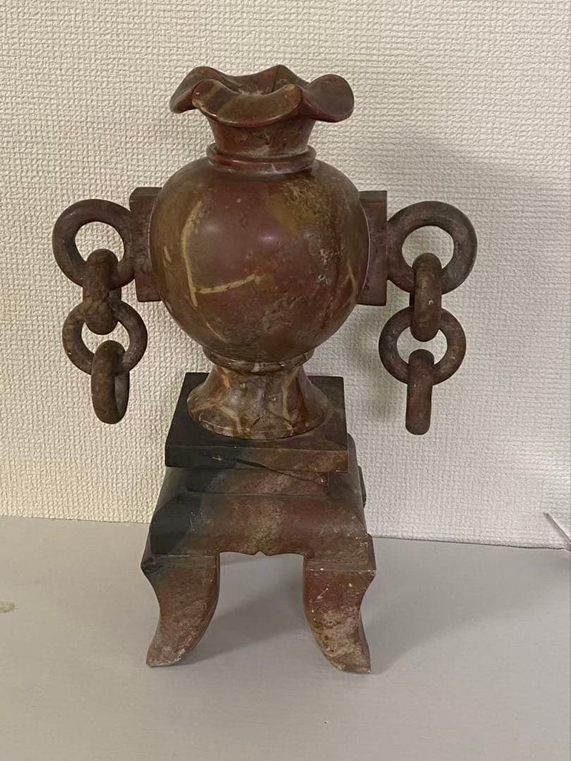 中国美術 古美術天然石 花瓶 花器 置物 時代物