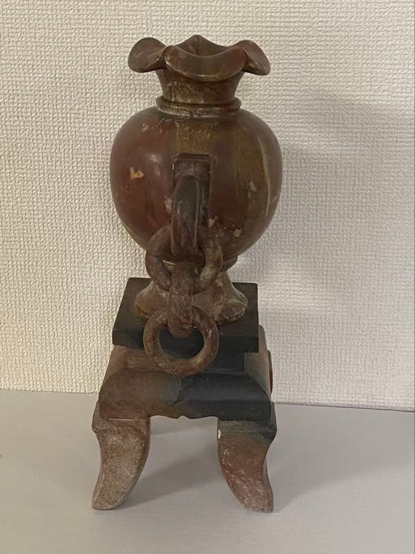 中国美術 古美術天然石 花瓶 花器 置物 時代物