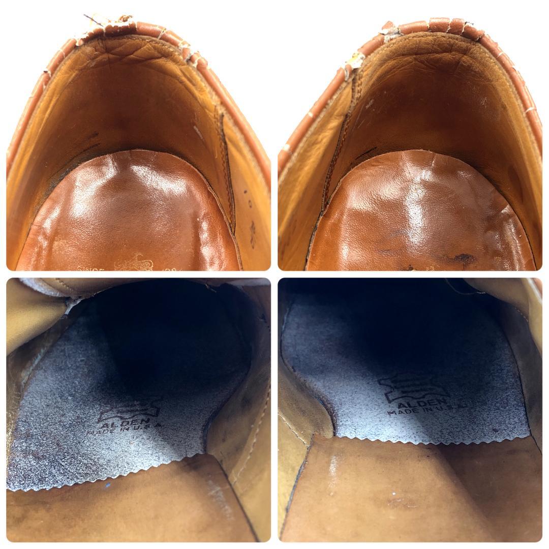 ALDEN オールデン 10 962 Vチップ 外羽根 茶