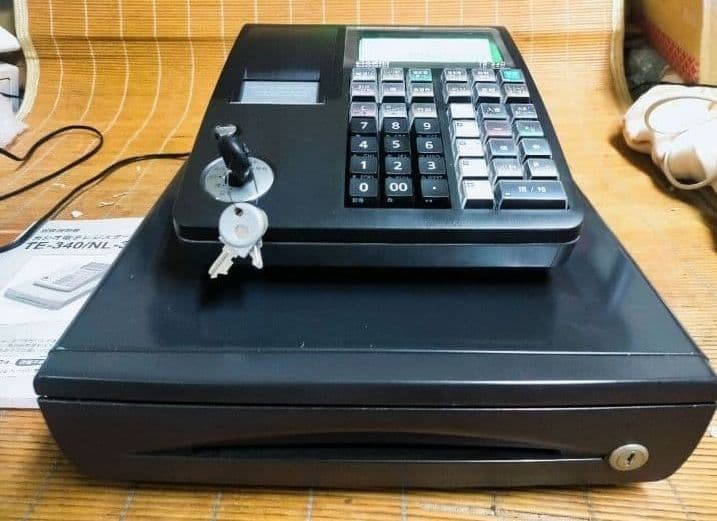 カシオレジスター　TE-340/NL300　フル設定無料　550123