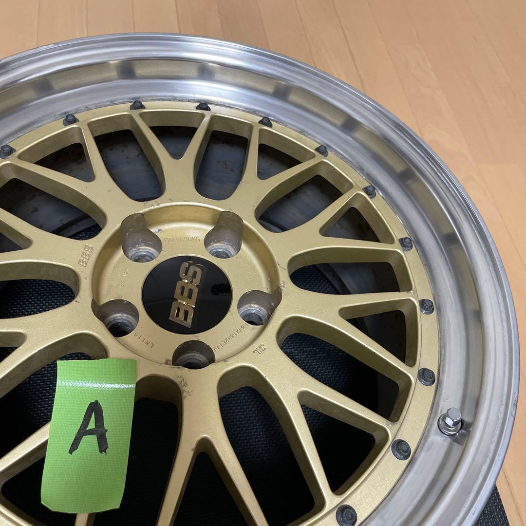 BBS LM 18インチ 9.5J+38 LM115 2本セット送料込み A