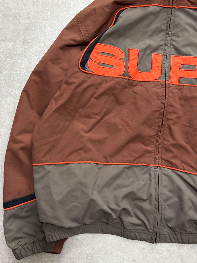 美品 SUPREME S Paneled Track Jacket L