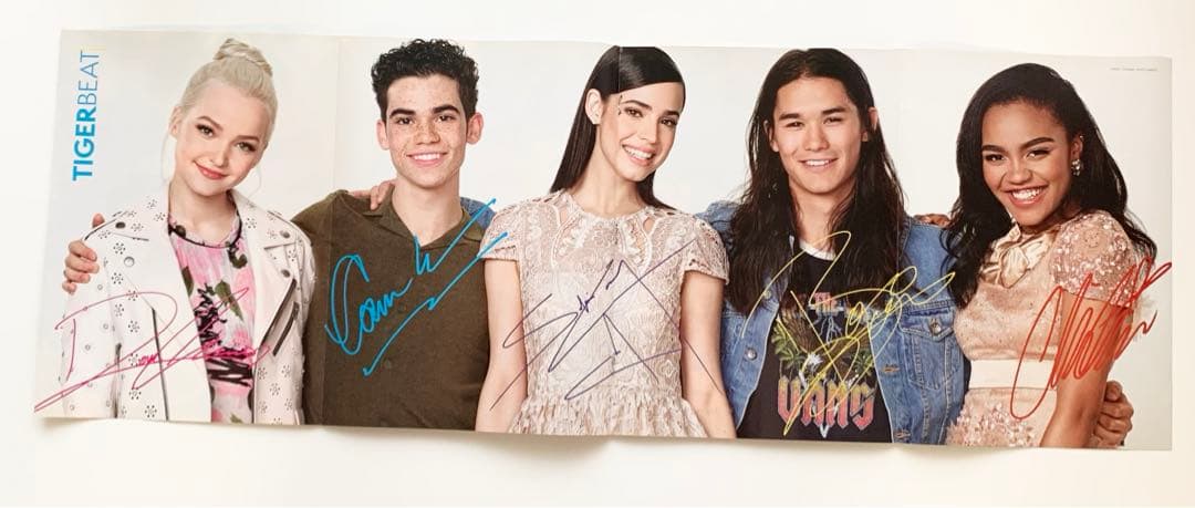 表紙:ディセンダント　ディズニー☆TigerBeat ポスター付き！