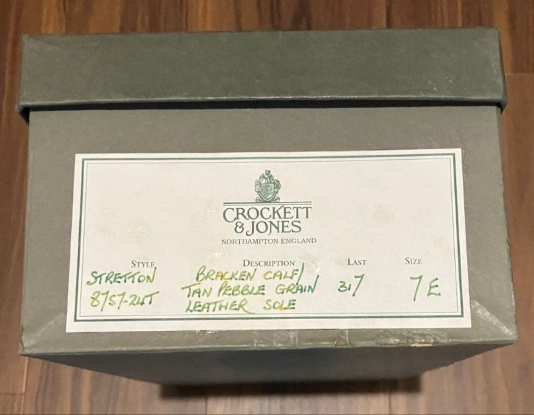 靴 Crockett&Jones STRETTON UK7E