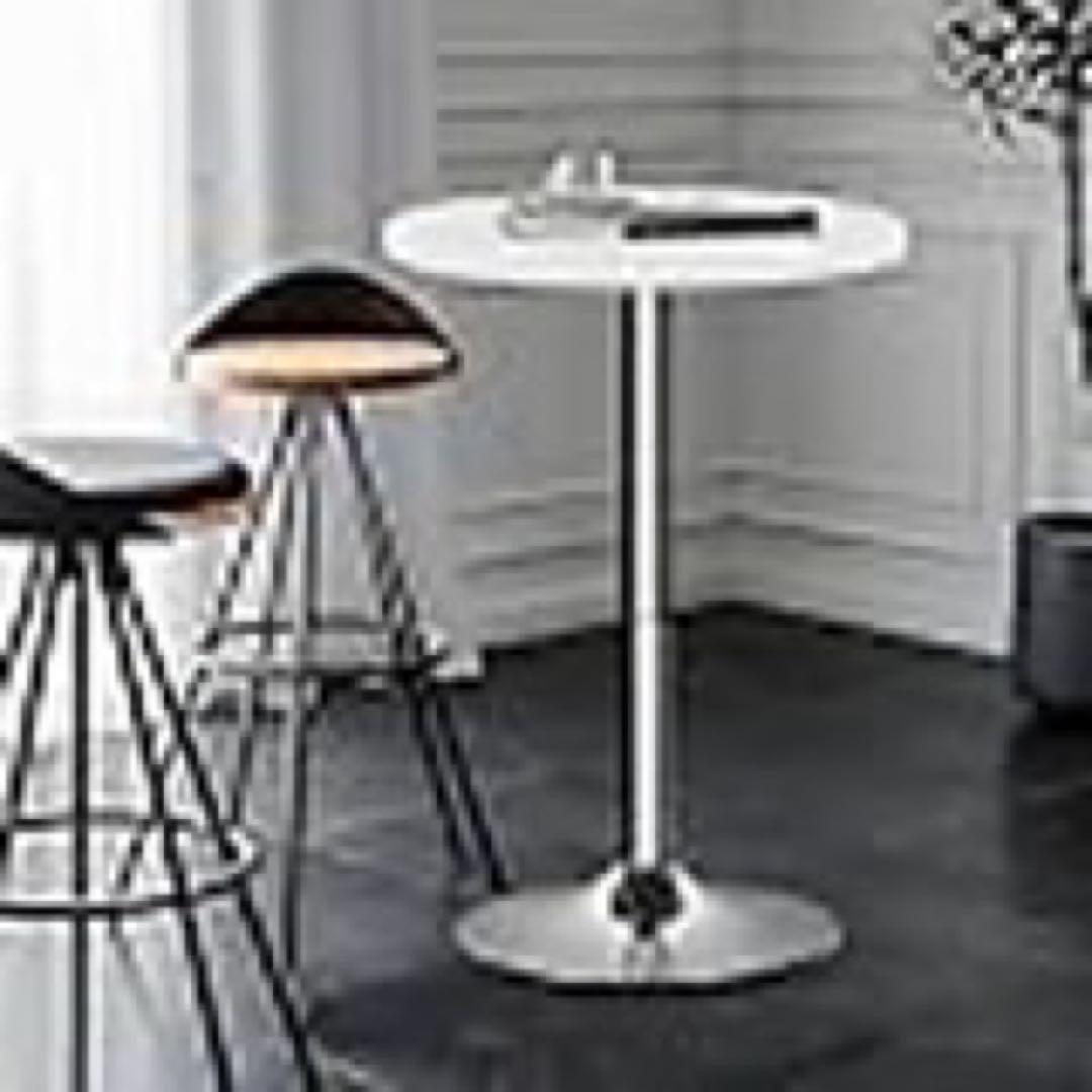 k*ン様 新品⭐︎ホワイト円形テーブル 高さ調整可能