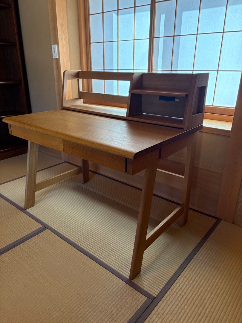 美品　飛騨産業　デスク&ブックシェルフ