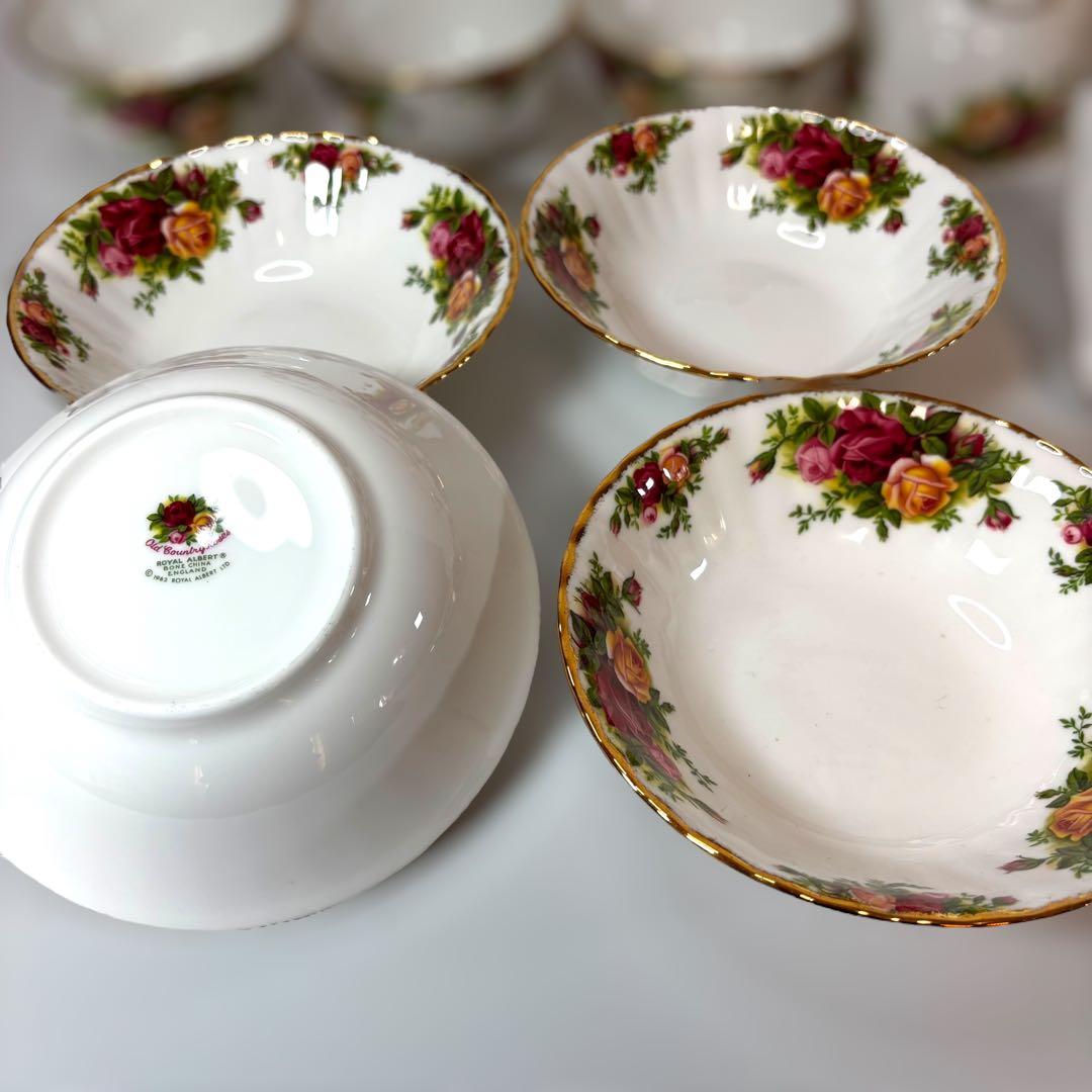 ロイヤルアルバート オールドカントリーローズ 57点セット 豪華 英国食器