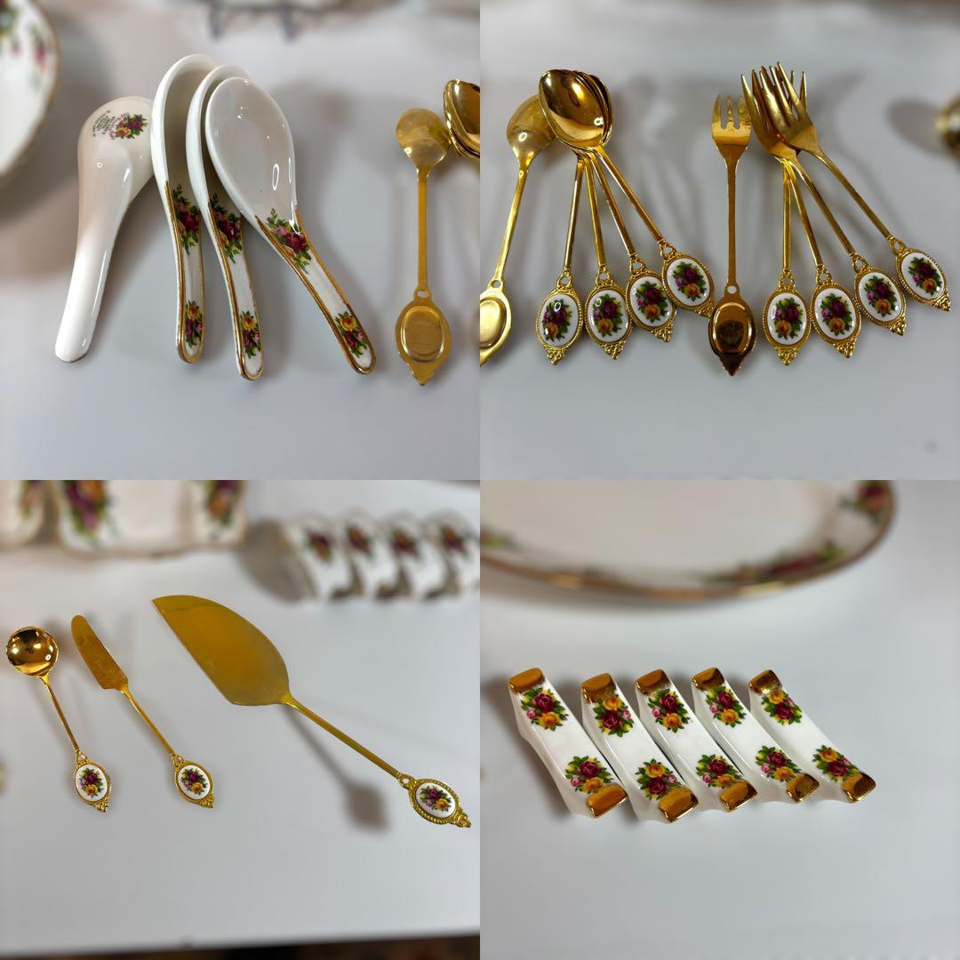 ロイヤルアルバート オールドカントリーローズ 57点セット 豪華 英国食器