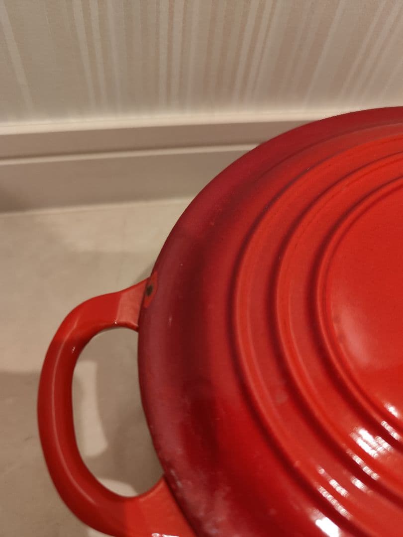 LE CREUSETル・クルーゼ ココットオーバル チェリーレッド 23cm