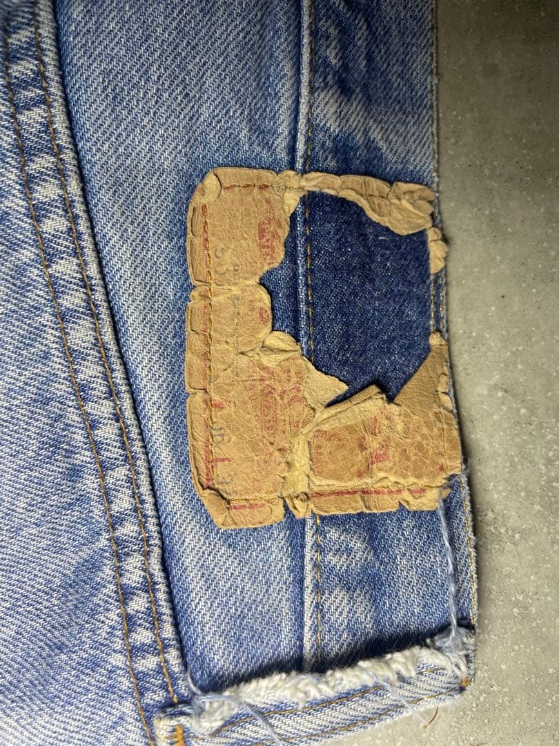 リーバイス　501 80's ヴィンテージリペアデニム