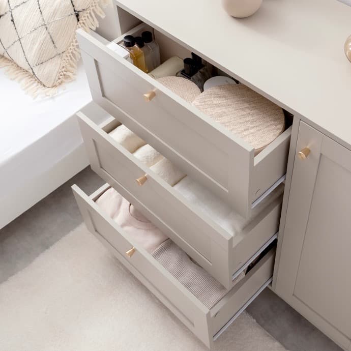 【幅90cm】 Calan キャビネット チェスト アンティーク収納