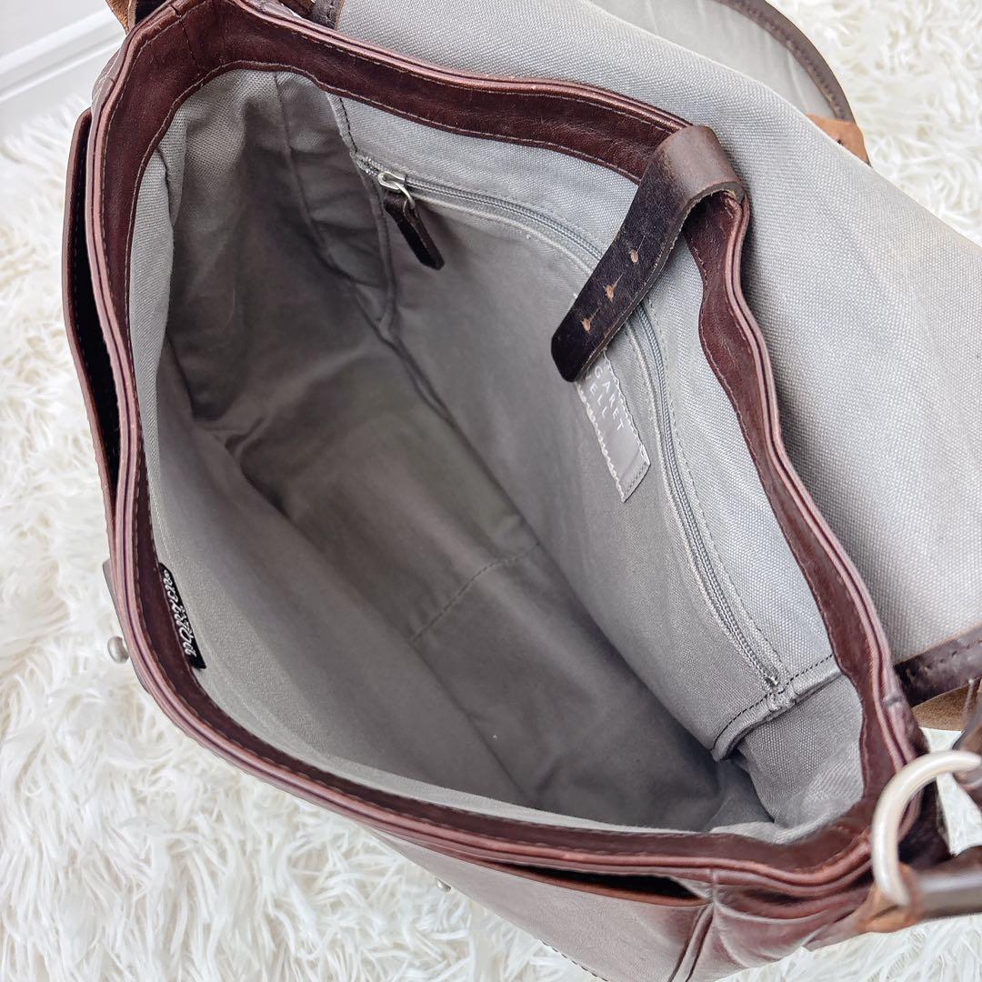 希少✨MARGARET HOWELL ×PORTER レザーショルダー 茶