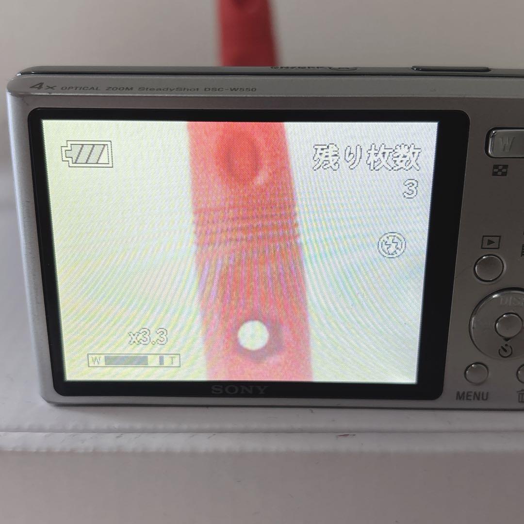 美品　SONY Cyber-shot DSC-W550 動作品