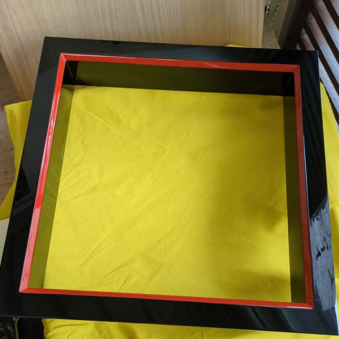 炉縁　輪島塗　漆器　木製　茶道具　茶道　木箱