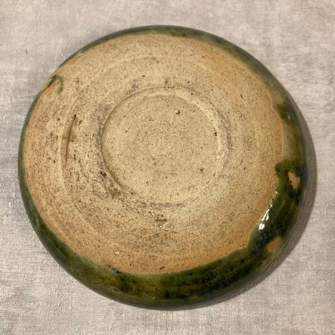 織部 菊柄 皿 6枚セット