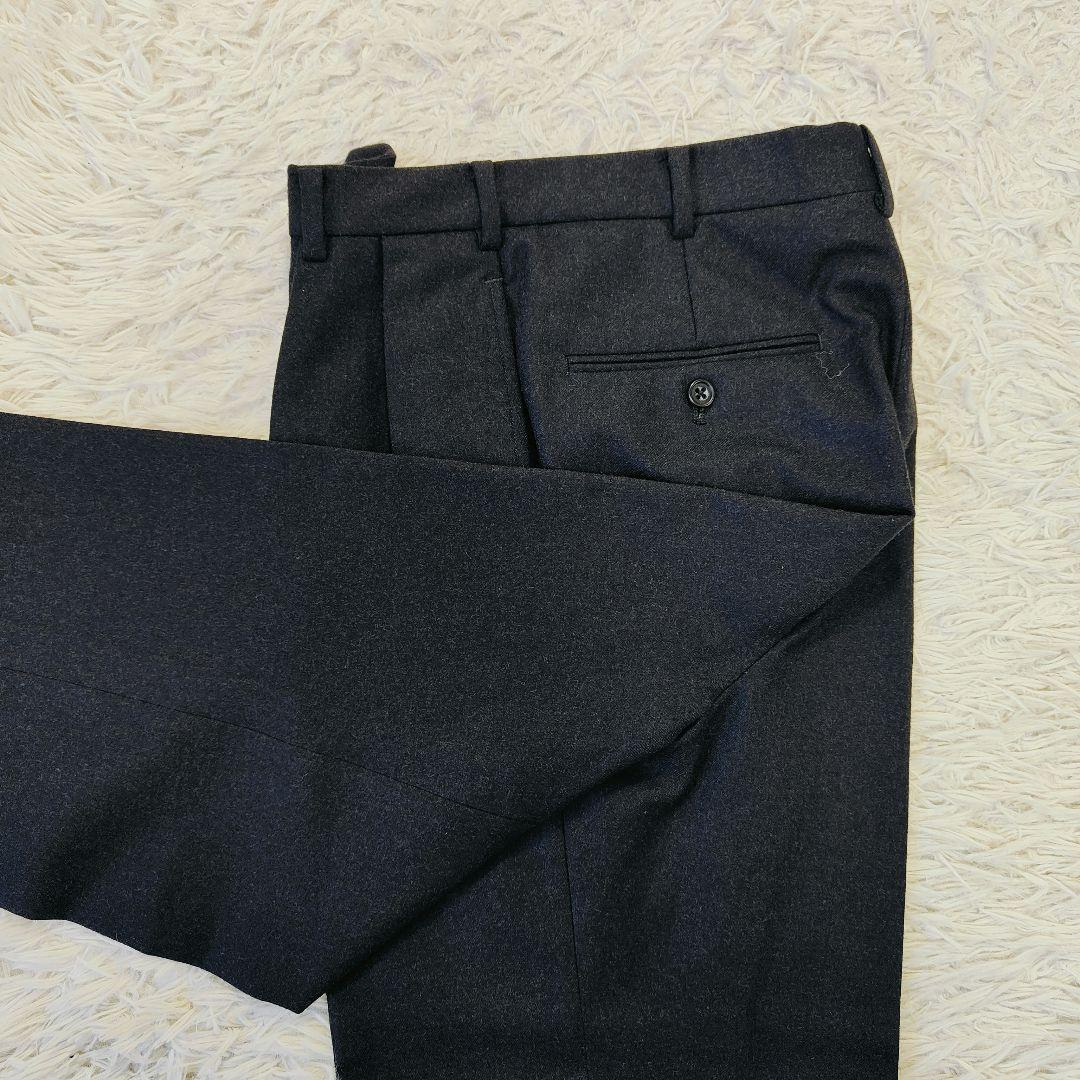 ビームスF リングヂャケット製 ウール スーツ 日本製 グレー