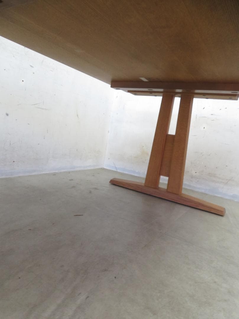 美品■シラカワ木工■飛騨高山■オーク材■和モダンデザイン■ダイニングテーブル■