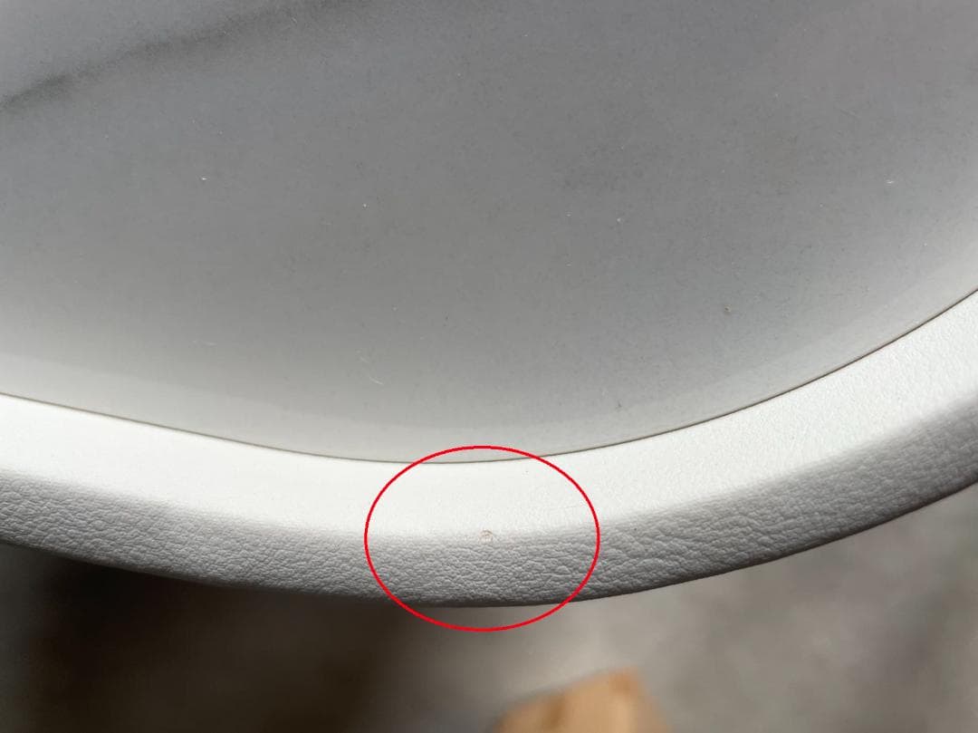 ホワイトドレッサー 大理石調デスクのみ 訳あり品写真をご確認J205-80-02