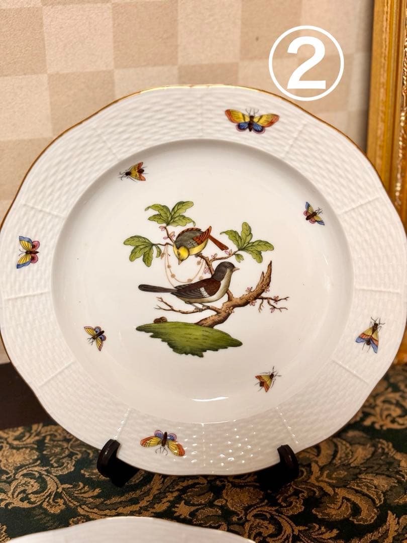 【未使用】ヘレンドプレートセット(バラ売も可能)