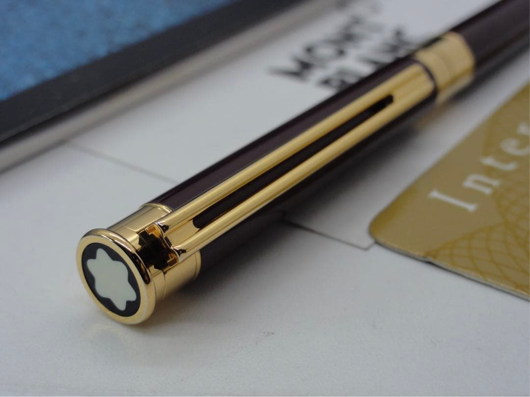 ★入手困難な非常に稀少初期型逸品ノブレスエレガンス・ボルドーカラー★モンブラン製