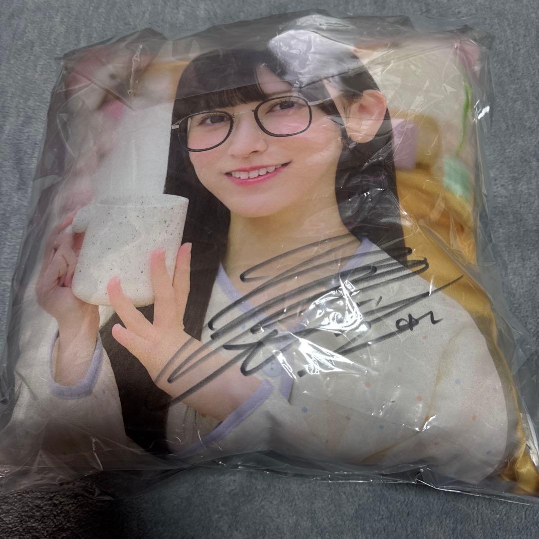 っ*る様 乃木フェス　直筆サイン入り　推しメンクッション　　池田瑛紗　てれぱん