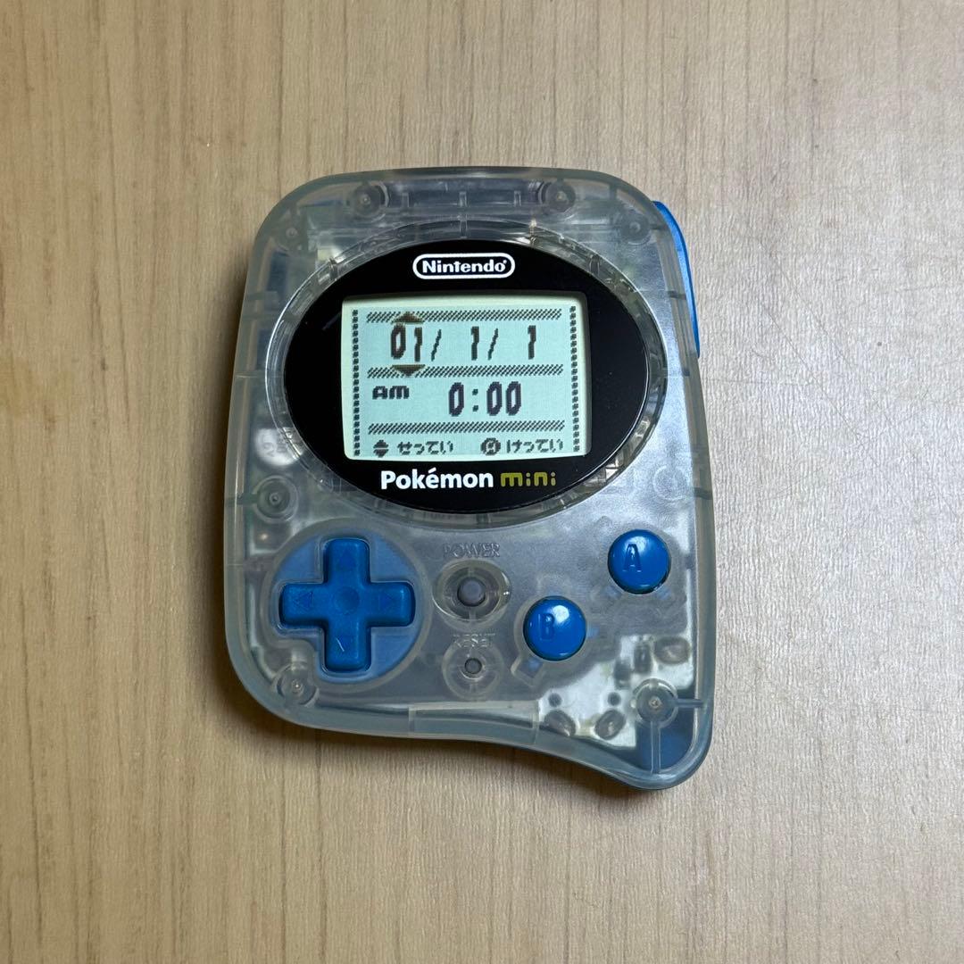 a*8様 任天堂 ポケモンミニ ウパーブルー 「ポケモンパーティミニ」付、ソフト