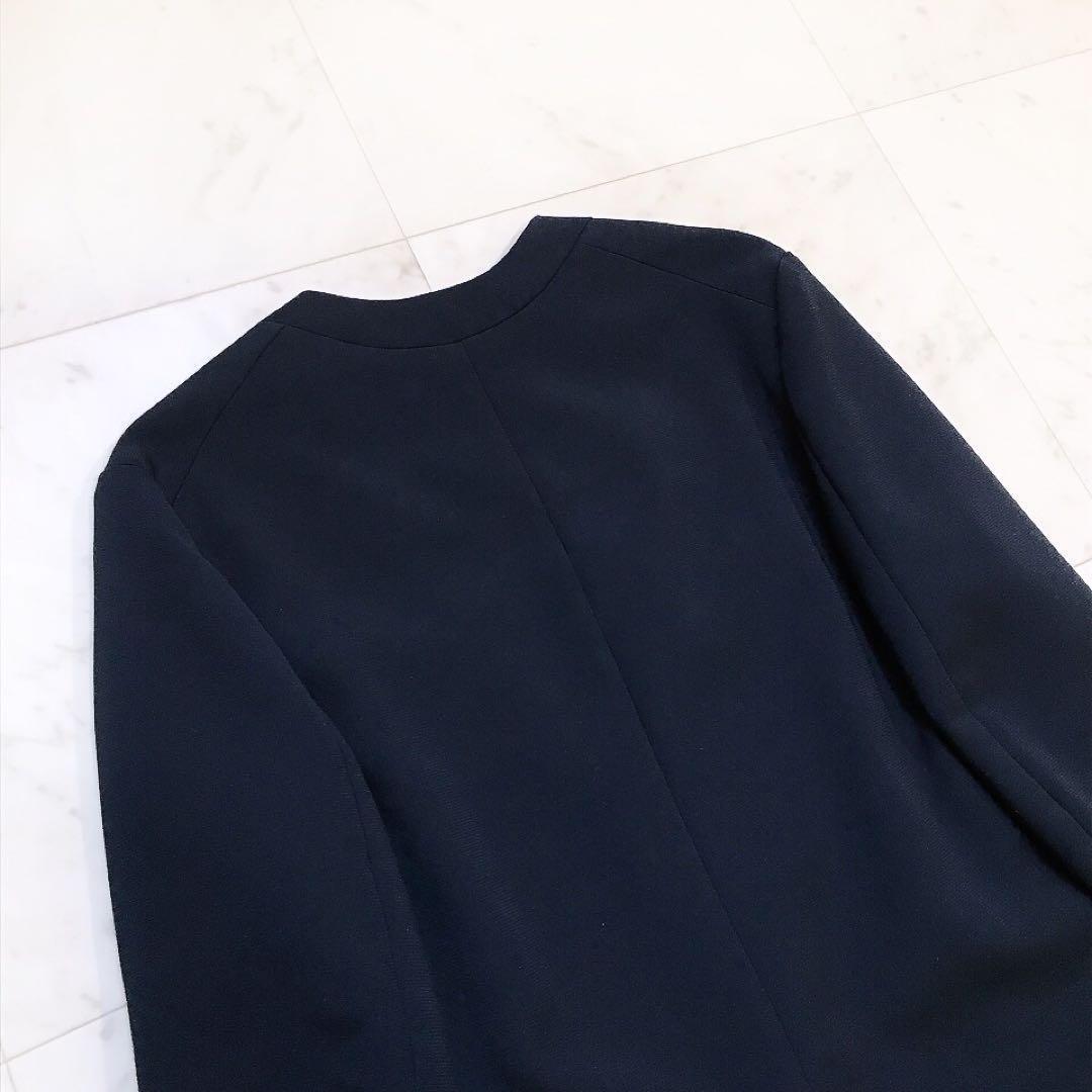 UNITED TOKYO ユナイテッドトウキョウ ノーカラージャケット ネイビー