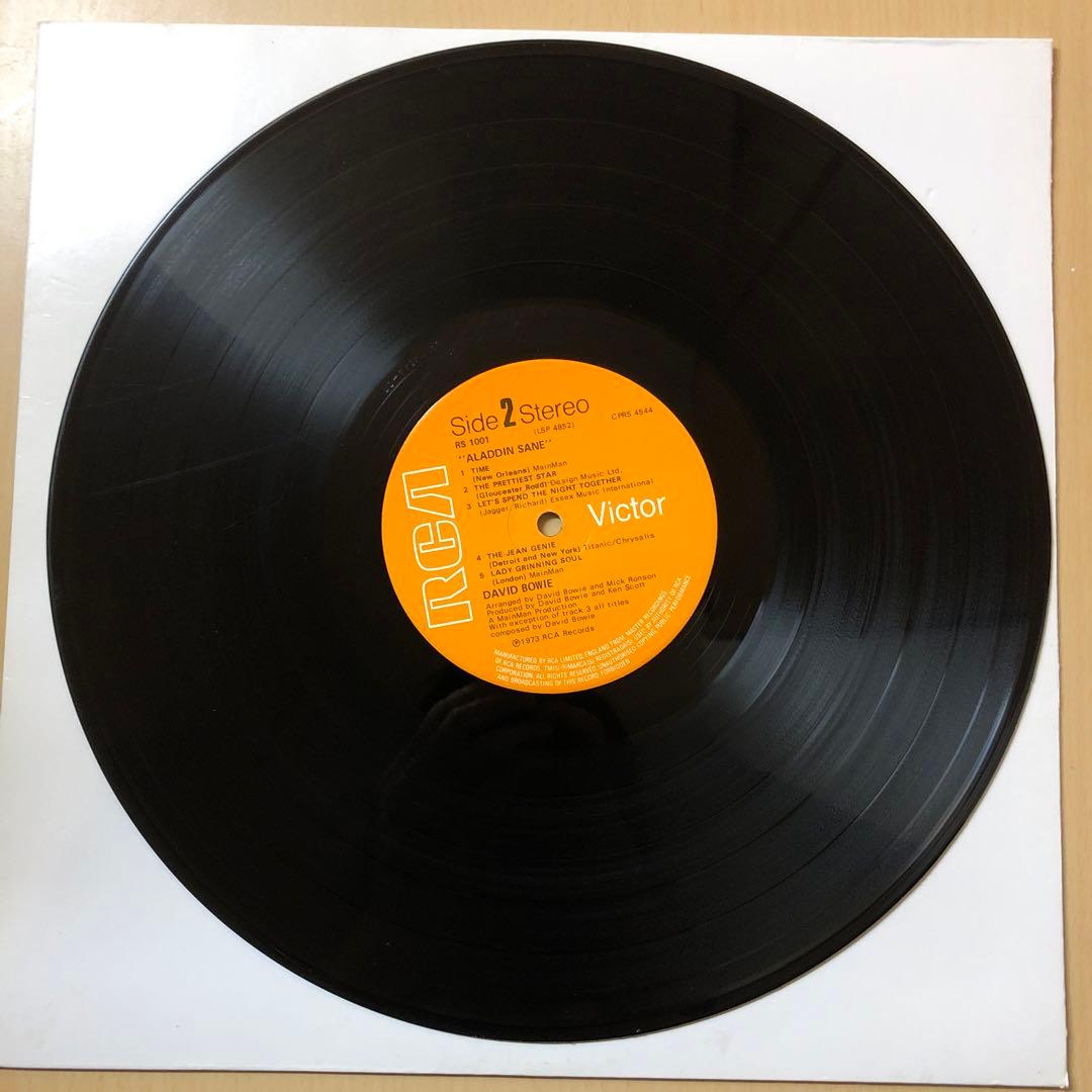 【UKオリジナル】デヴィッドボウイ　アラジンセイン　MAT:3-3 初版ラベル