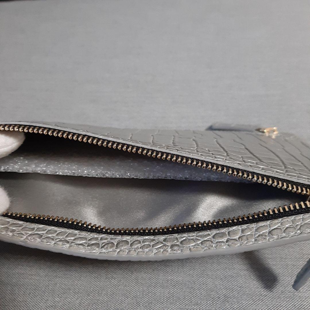 【新品未使用】SMYTHSON スマイソン マラ マルチジップケース シルバー