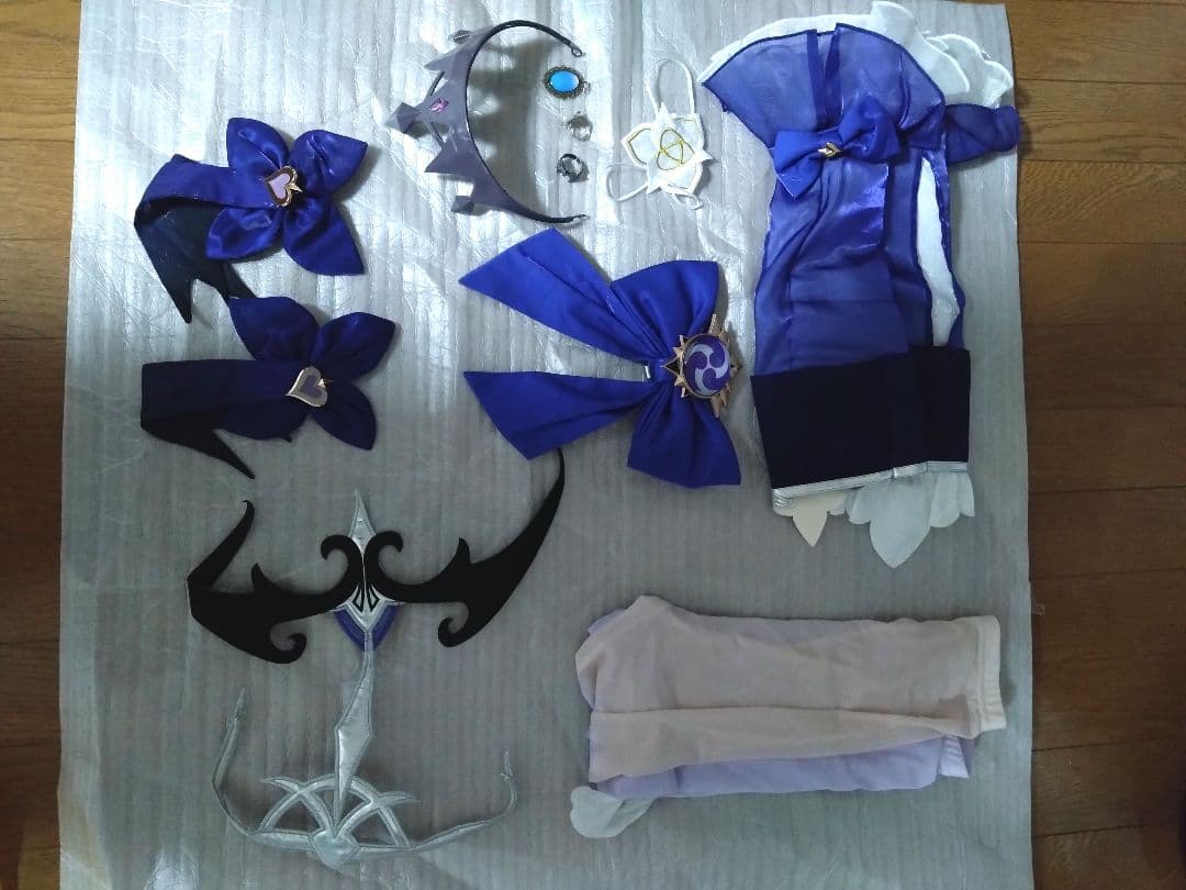 【三分妄想製】コスプレ　衣装　原神　フィッシュル　極夜の真夢　S