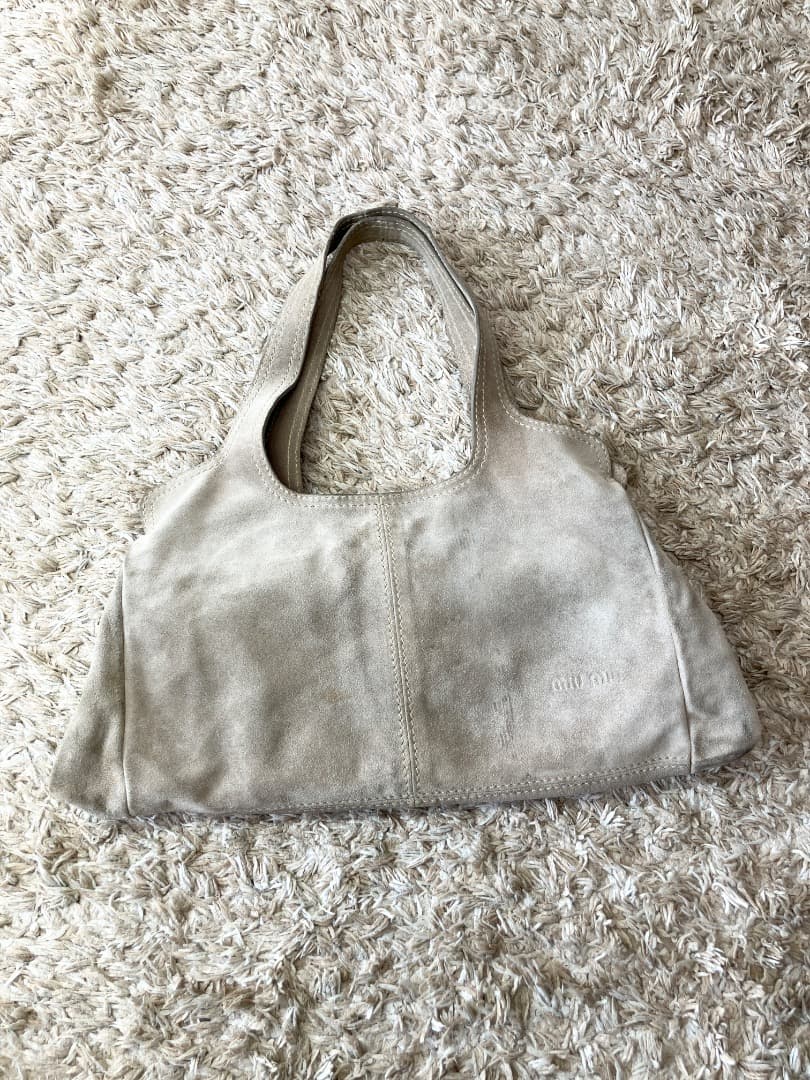 miu miu Vintage ミュウミュウ スウェード レザー バッグ