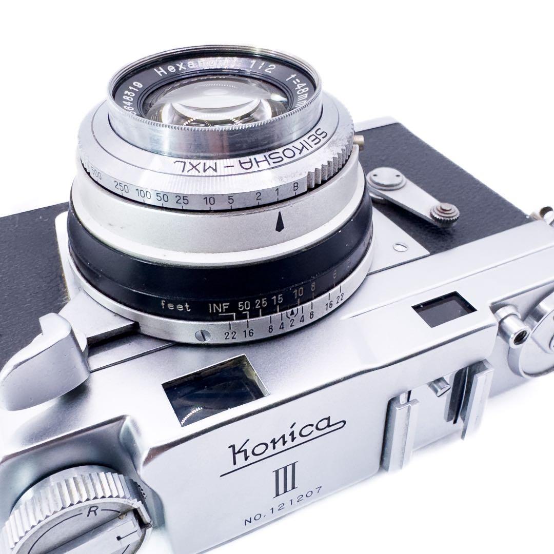 ABランク 整備済み Konica Ⅲ レンジファインダー 3ヶ月動作保証付き