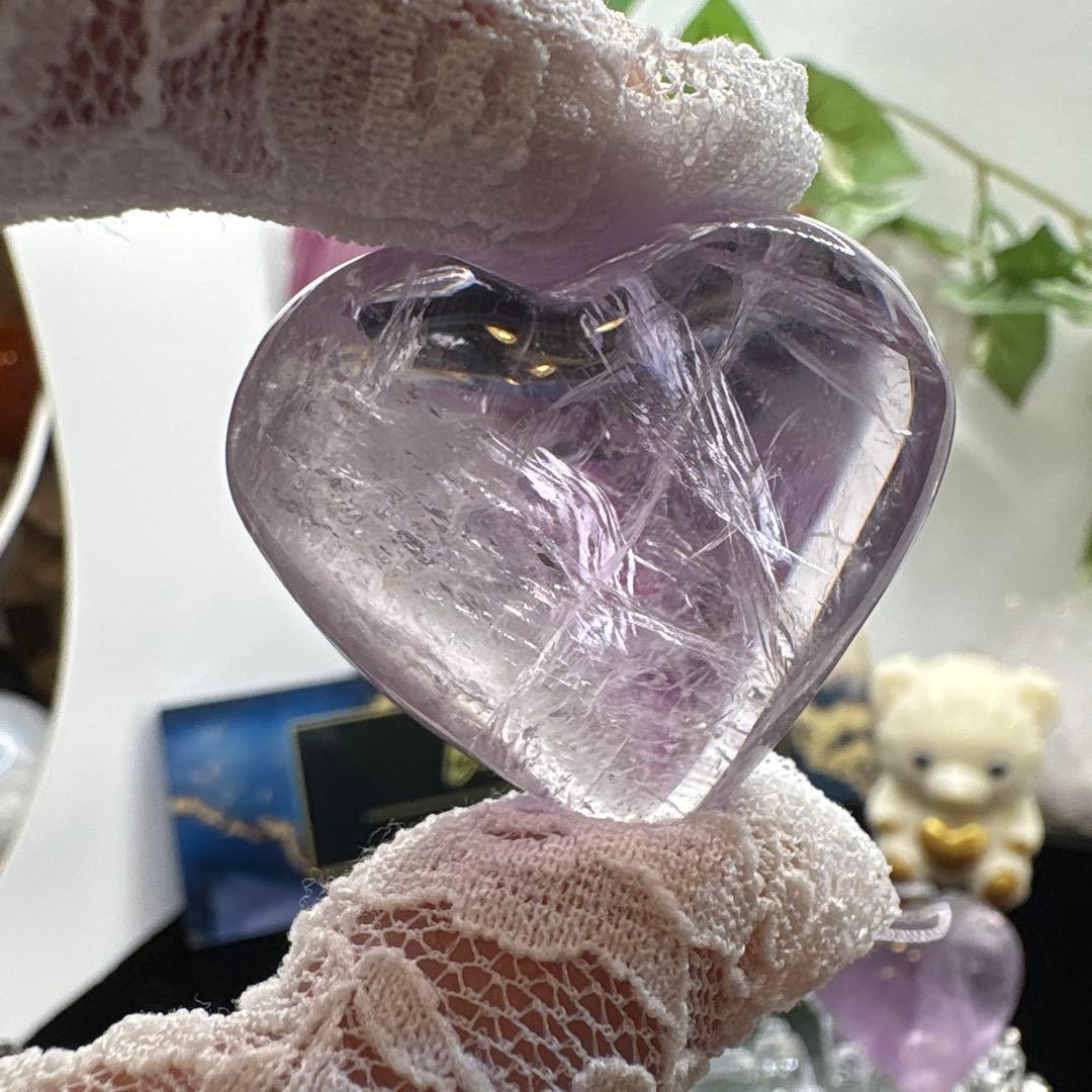 アメジストハート2点セットNo.827